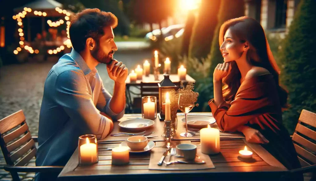 Romantic Dinner Conversation