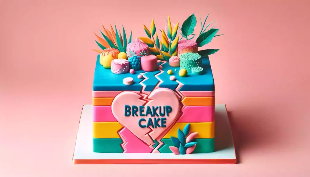 Trendy Breakup Cake